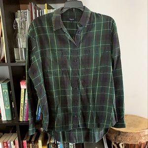 Madewell Flannel Plaid Button-Up